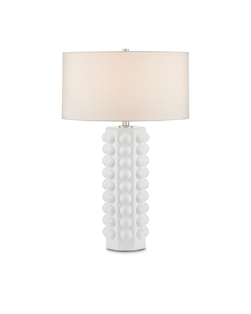 Currey and Company - 6000-0870 - One Light Table Lamp - Cassandra - Matte White