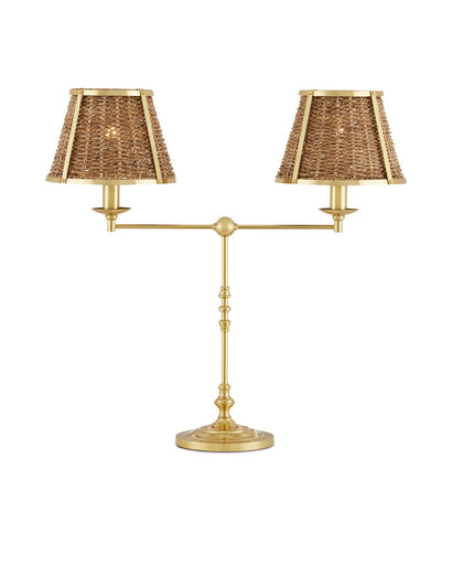 Deauville Two Light Desk Lamp