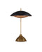 Currey and Company - 6000-0912 - Two Light Table Lamp - Domville - Antique Brass/Black