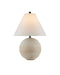 Currey and Company - 6000-0930 - One Light Table Lamp - Beige/Matte Black