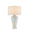 Currey and Company - 6000-0934 - One Light Table Lamp - Pale Gray/Light Blue/Clear/Polished Nickel