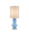 Currey and Company - 6000-0935 - One Light Table Lamp - Blue/Clear/Polished Nickel