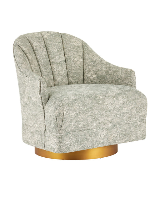 Currey and Company - 7000-0742 - Chair - Inga - Brushed Brass