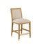 Currey and Company - 7000-0882 - Side Chair - Sea Sand/UV Liller Malt/Satin Brass