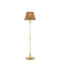 Currey and Company - 8000-0141 - One Light Floor Lamp - Deauville - Polished Brass/Natural