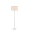 Currey and Company - 8000-0153 - One Light Floor Lamp - Monica - White