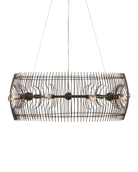 Currey and Company - 9000-1105 - Nine Light Chandelier - Endicott - Bronze Gold