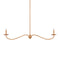 Currey and Company - 9000-1127 - Two Light Chandelier - Saxon - Saddle Tan/Natural