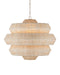 Currey and Company - 9000-1134 - Nine Light Chandelier - Antibes - Bleached/Snow White