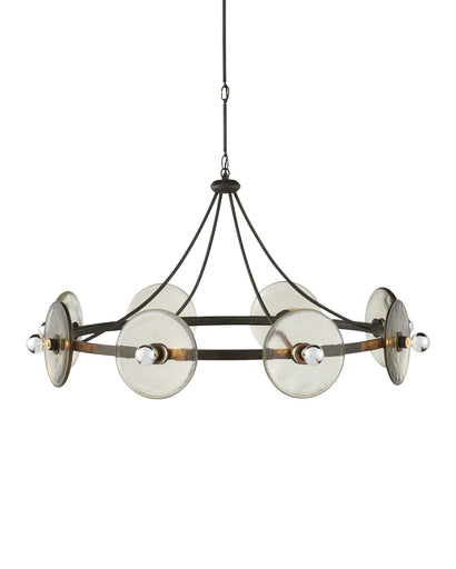 Circumstellar Disc Eight Light Chandelier