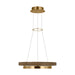 Visual Comfort Modern - 700GRC24NBW-LED930 - LED Chandelier - Grace - Natural Brass/ Weathered Oak