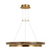 Visual Comfort Modern - 700GRC36NBW-LED930 - LED Chandelier - Grace - Natural Brass/ Weathered Oak