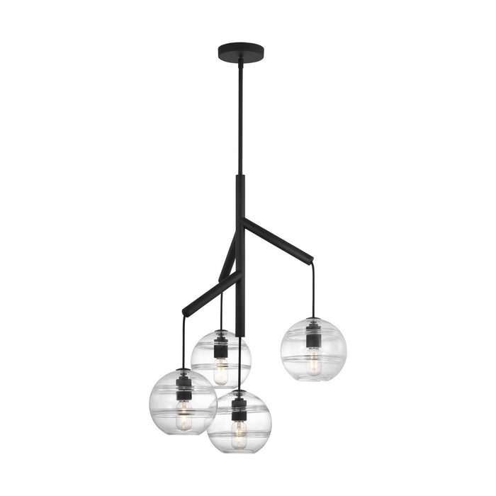 Visual Comfort Modern - 700SDNMPR1CB-LED927 - LED Chandelier - Sedona - Nightshade Black