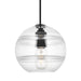 Visual Comfort Modern - 700TDSDNGPCB - One Light Pendant - Sedona - Nightshade Black