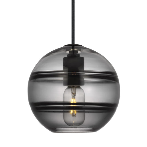 Visual Comfort Modern - 700TDSDNGPKB - One Light Pendant - Sedona - Nightshade Black