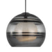 Visual Comfort Modern - 700TDSDNLPKB-LED927 - LED Pendant - Sedona - Nightshade Black