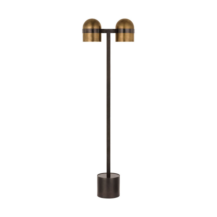 Visual Comfort Modern - AKFL34127BDZ/BWB - LED Floor Lamp - Octavia - Blackened Bronze/Bright Worn Brass