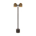 Visual Comfort Modern - AKFL34127BDZ/BWB - LED Floor Lamp - Octavia - Blackened Bronze/Bright Worn Brass