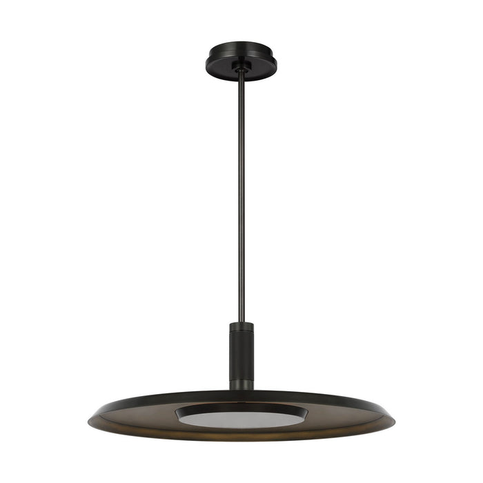 Visual Comfort Modern - AKPD17027BZ/DB - LED Pendant - Saucer - Dark Bronze/Darkened Brass