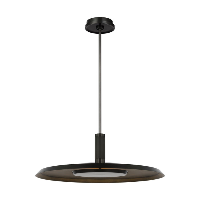 Visual Comfort Modern - AKPD17127BZ/DB - LED Pendant - Saucer - Dark Bronze/Darkened Brass