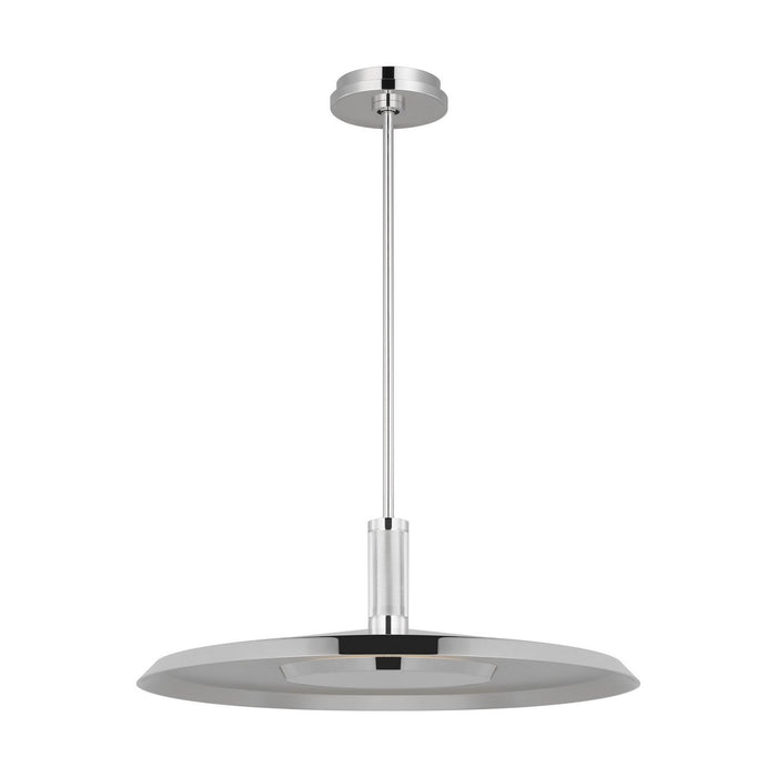 Visual Comfort Modern - AKPD17127N - LED Pendant - Saucer - Polished Nickel