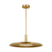 Visual Comfort Modern - AKPD17127NB - LED Pendant - Saucer - Natural Brass