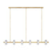 Visual Comfort Modern - KWLS30327CNB - LED Linear Chandelier - Laurel - Natural Brass