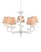 Currey and Company - 9000-1169 - Five Light Chandelier - Charny - Gesso White
