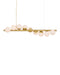Currey and Company - 9000-1172 - Nine Light Chandelier - Barcarolle - Brushed Brass/White