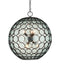 Currey and Company - 9000-1201 - Six Light Chandelier - Satin Black/Clear