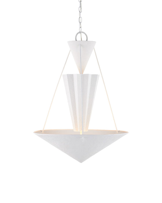 Currey and Company - 9000-1223 - One Light Chandelier - Yeso Blanco