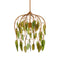 Currey and Company - 9000-1227 - One Light Pendant - Brass/Green