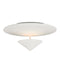 Currey and Company - 9999-0075 - One Light Flush Mount - Yeso Blanco