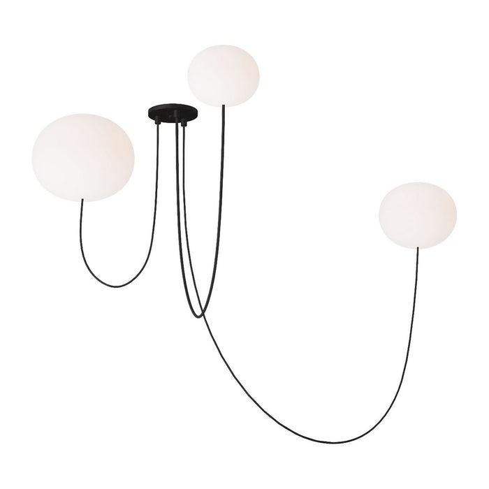 Visual Comfort Modern - PBCH38027OPB - LED Chandelier - Helium - Matte Black