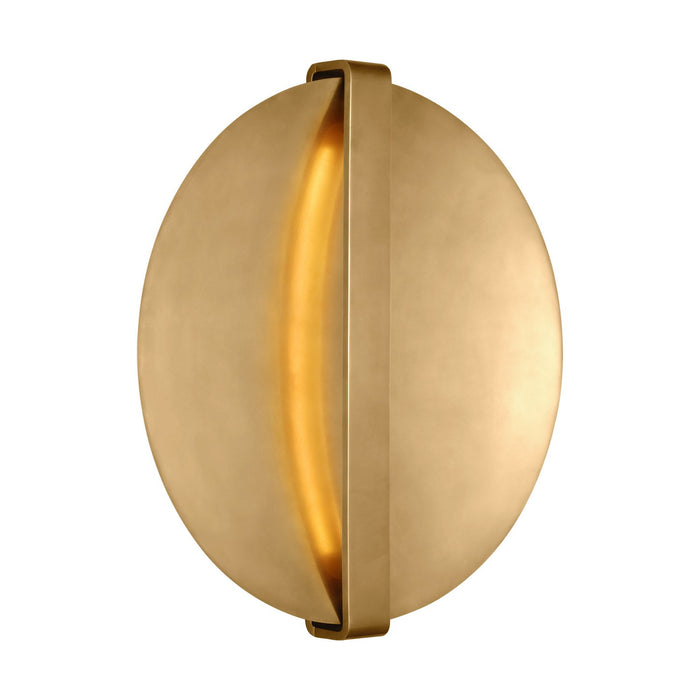 Visual Comfort Modern - PBWS35327NB/NB - LED Wall Sconce - Cymbal - Natural Brass