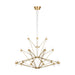 Visual Comfort Modern - SLCH24627NB - LED Chandelier - Lassell - Natural Brass