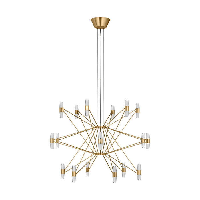 Visual Comfort Modern - SLCH24827NB - LED Chandelier - Lassell - Natural Brass