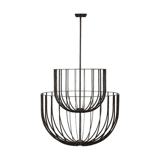 Visual Comfort Modern - SLCH33027AI - LED Chandelier - Sanchi - Aged Iron