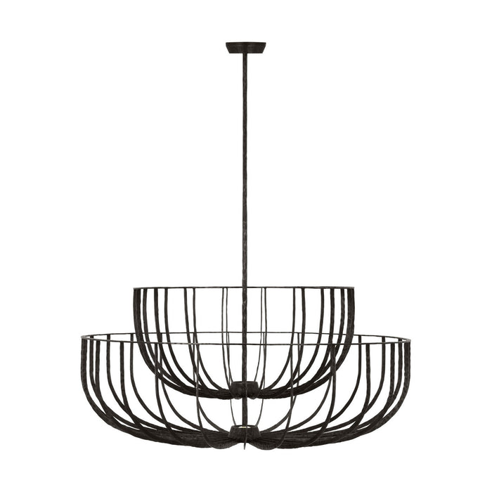 Visual Comfort Modern - SLCH33127AI - LED Chandelier - Sanchi - Aged Iron