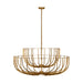 Visual Comfort Modern - SLCH33127PAB - LED Chandelier - Sanchi - Polished Antique Brass