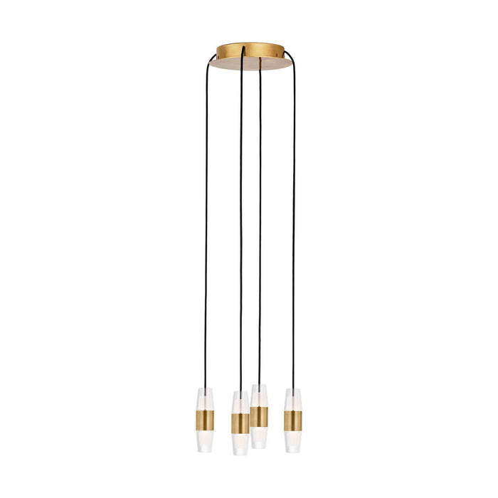 Visual Comfort Modern - SLCH38327NB - LED Chandelier - Lassell - Natural Brass