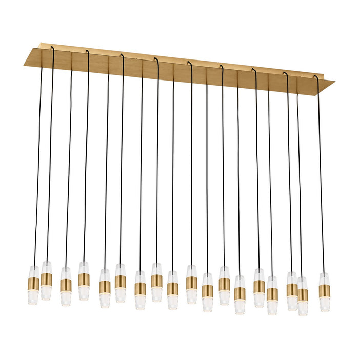 Visual Comfort Modern - SLCH38627NB - LED Chandelier - Lassell - Natural Brass