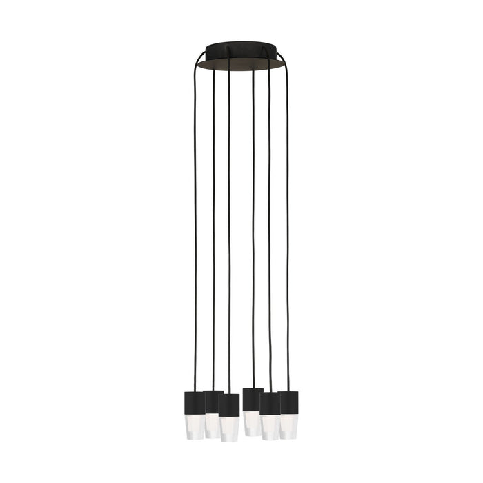 Visual Comfort Modern - SLCH39127B - LED Chandelier - Lassell - Nightshade Black