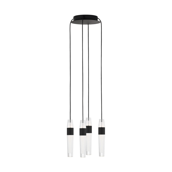 Visual Comfort Modern - SLCH39927B - LED Chandelier - Lassell - Nightshade Black