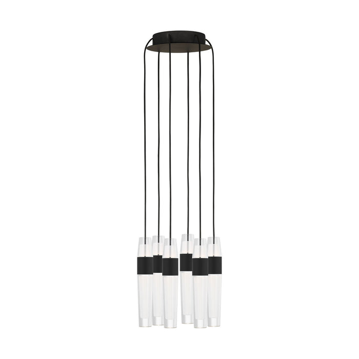 Visual Comfort Modern - SLCH40027B - LED Chandelier - Lassell - Nightshade Black