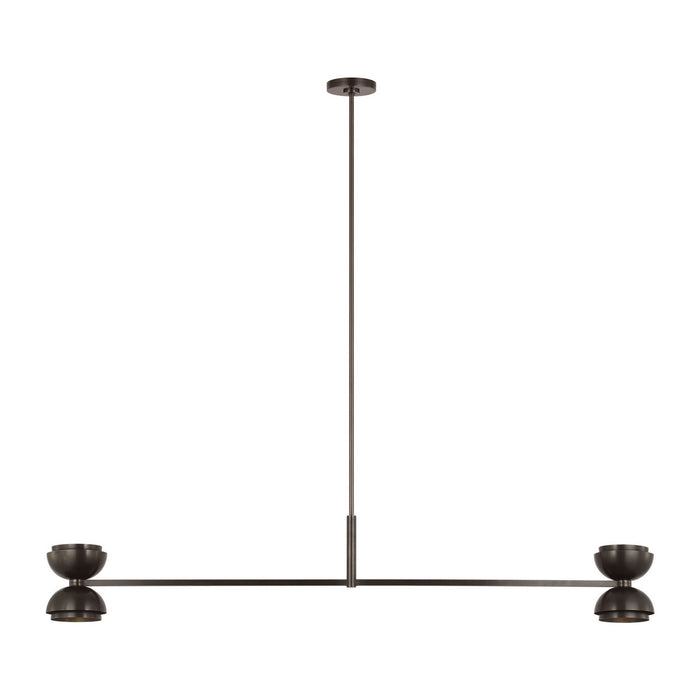 Visual Comfort Modern - SLLS31927BZ - LED Linear Chandelier - Shanti - Dark Bronze