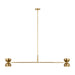 Visual Comfort Modern - SLLS31927NB - LED Linear Chandelier - Shanti - Natural Brass