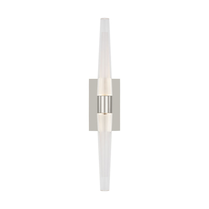 Visual Comfort Modern - SLWS34427N - LED Wall Sconce - Lassell - Polished Nickel