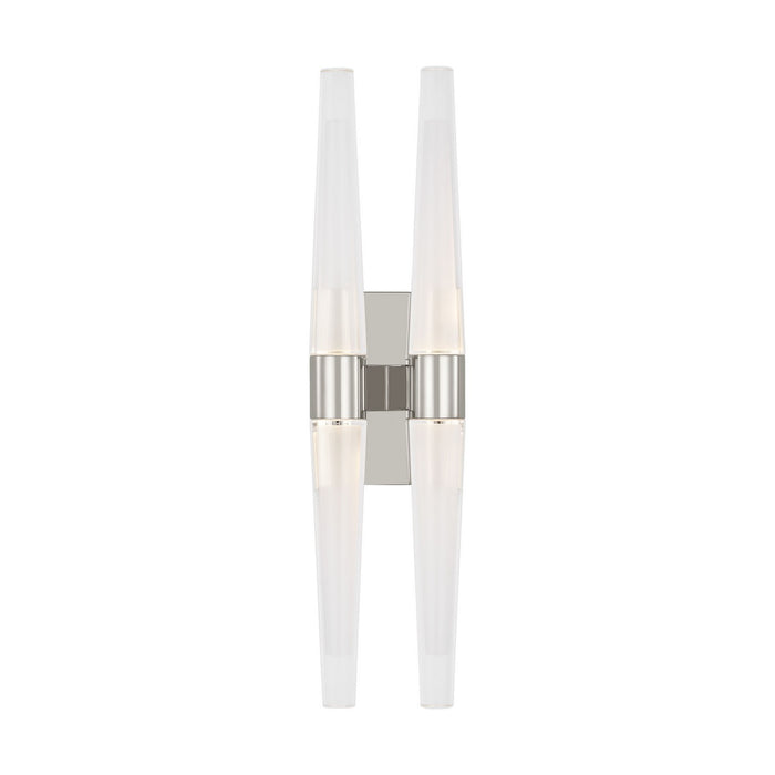 Visual Comfort Modern - SLWS34627N - LED Wall Sconce - Lassell - Polished Nickel