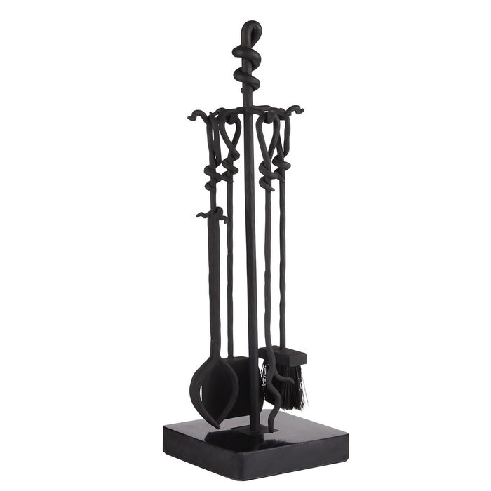 Arteriors - AFI07 - Fireplace Toolset - Denison - Blackened Iron